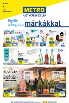 Metro Márkák katalógus 2026/08 - amely érvényes a következő dátumtól: 2026.08.17.