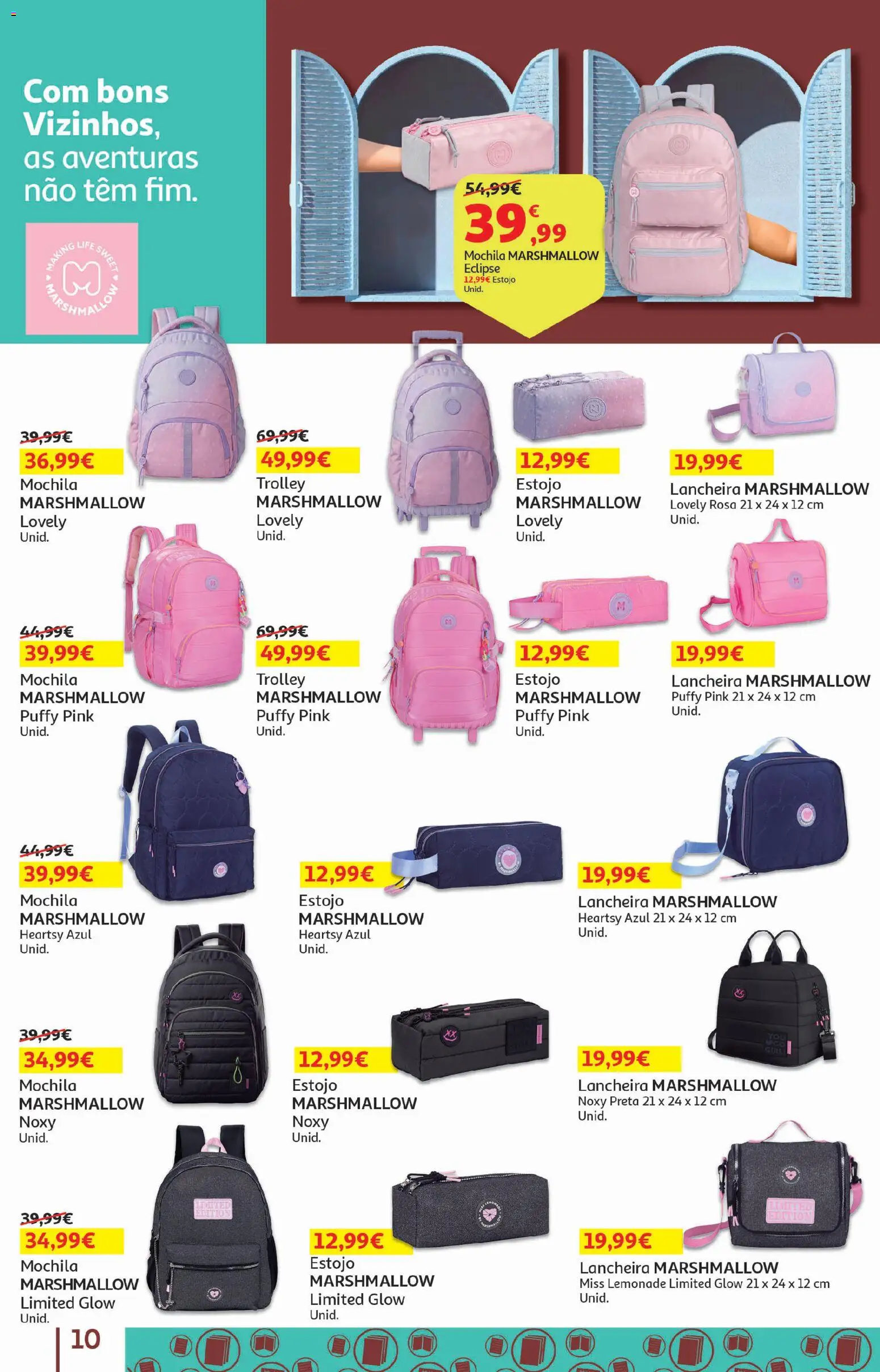 Auchan - Folheto Escolar │ válido de 05/08/2026 | Página: 10 | Produtos: Mochila