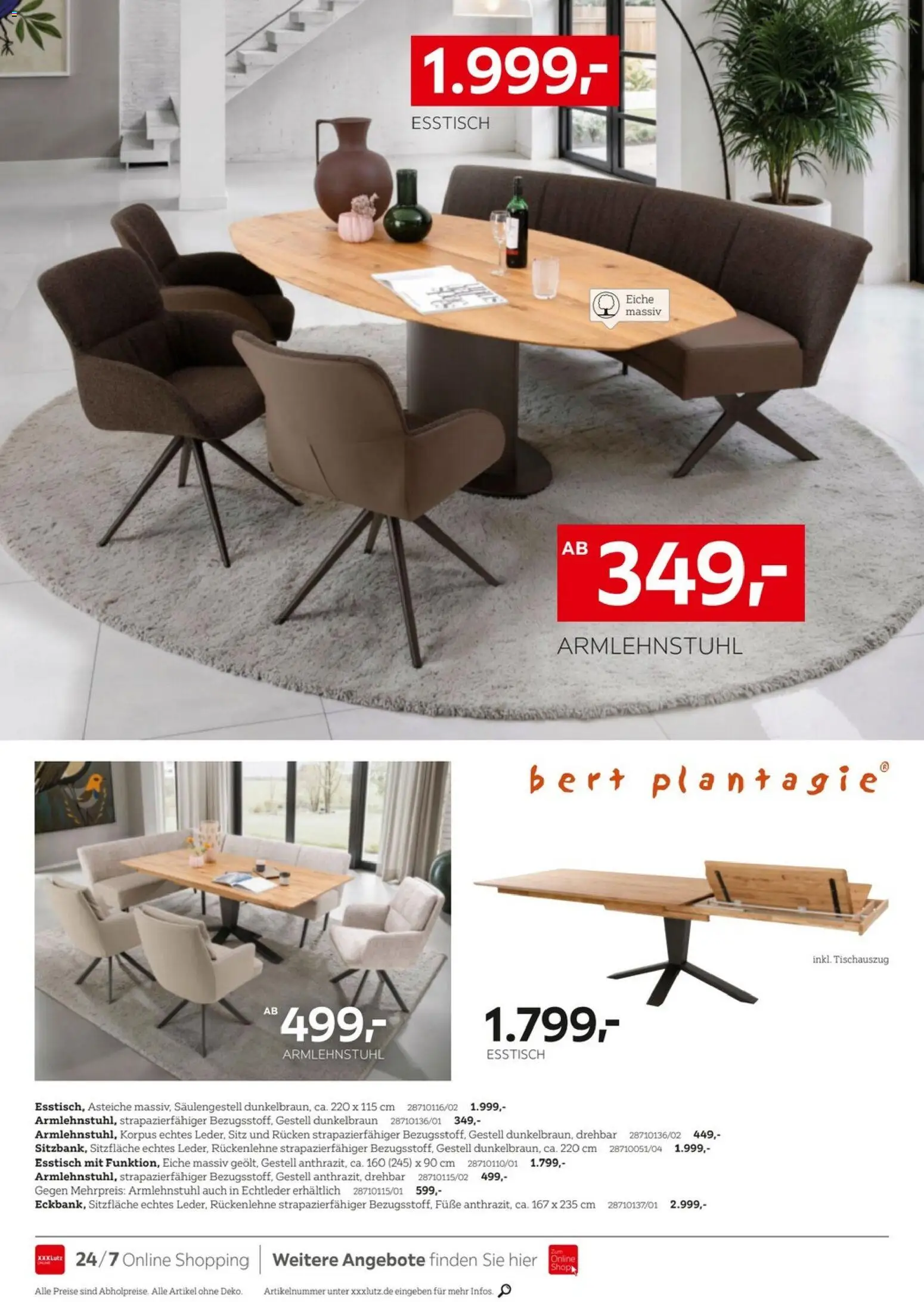 XXXLutz Spezielle Marken – gültig ab 08.08.2026 | Seite: 6 | Produkte: Esstisch