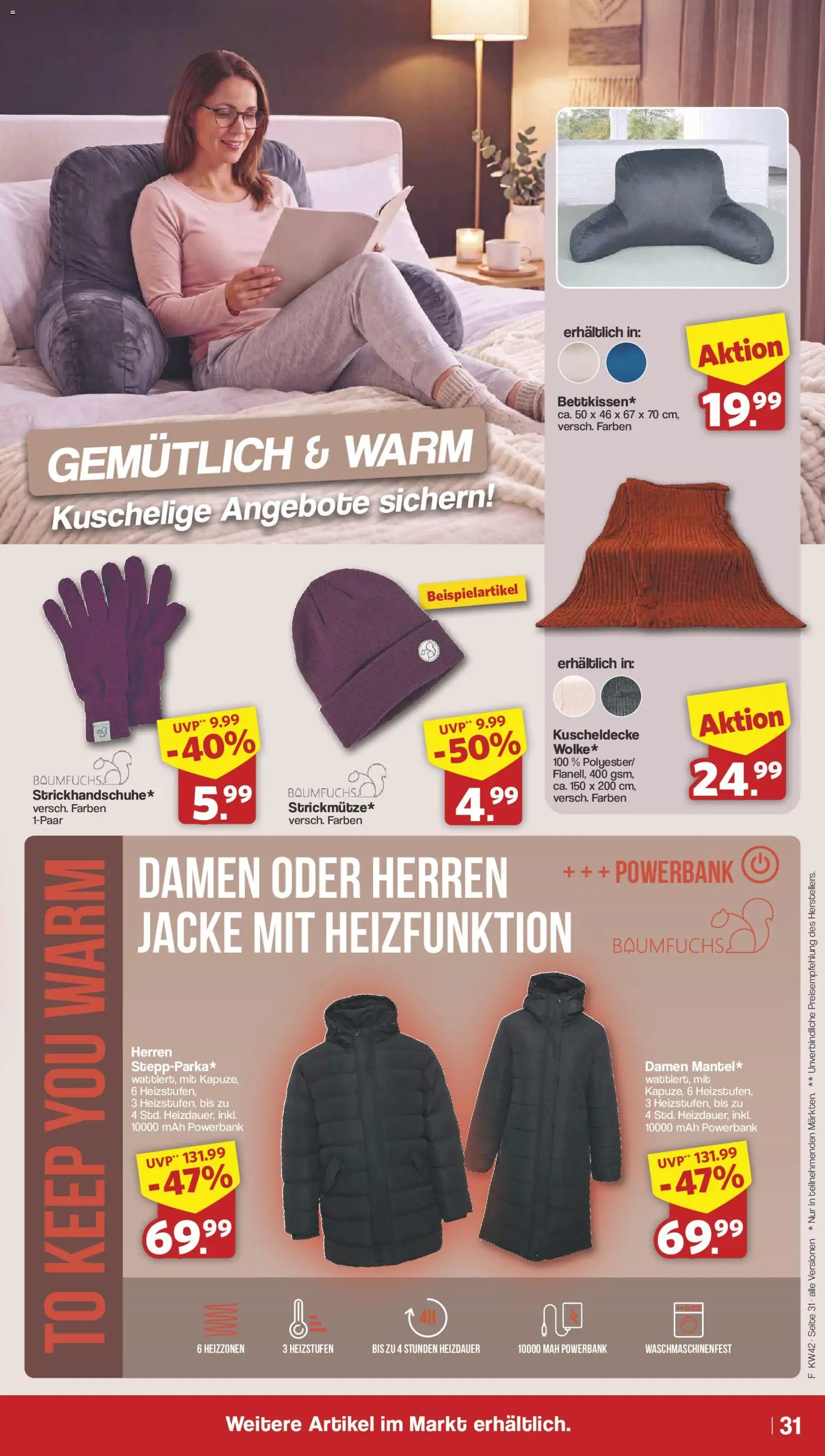 Famila Nordwest Prospekt – gültig ab 12.10.2026 | Seite: 33 | Produkte: Jacke, Powerbank