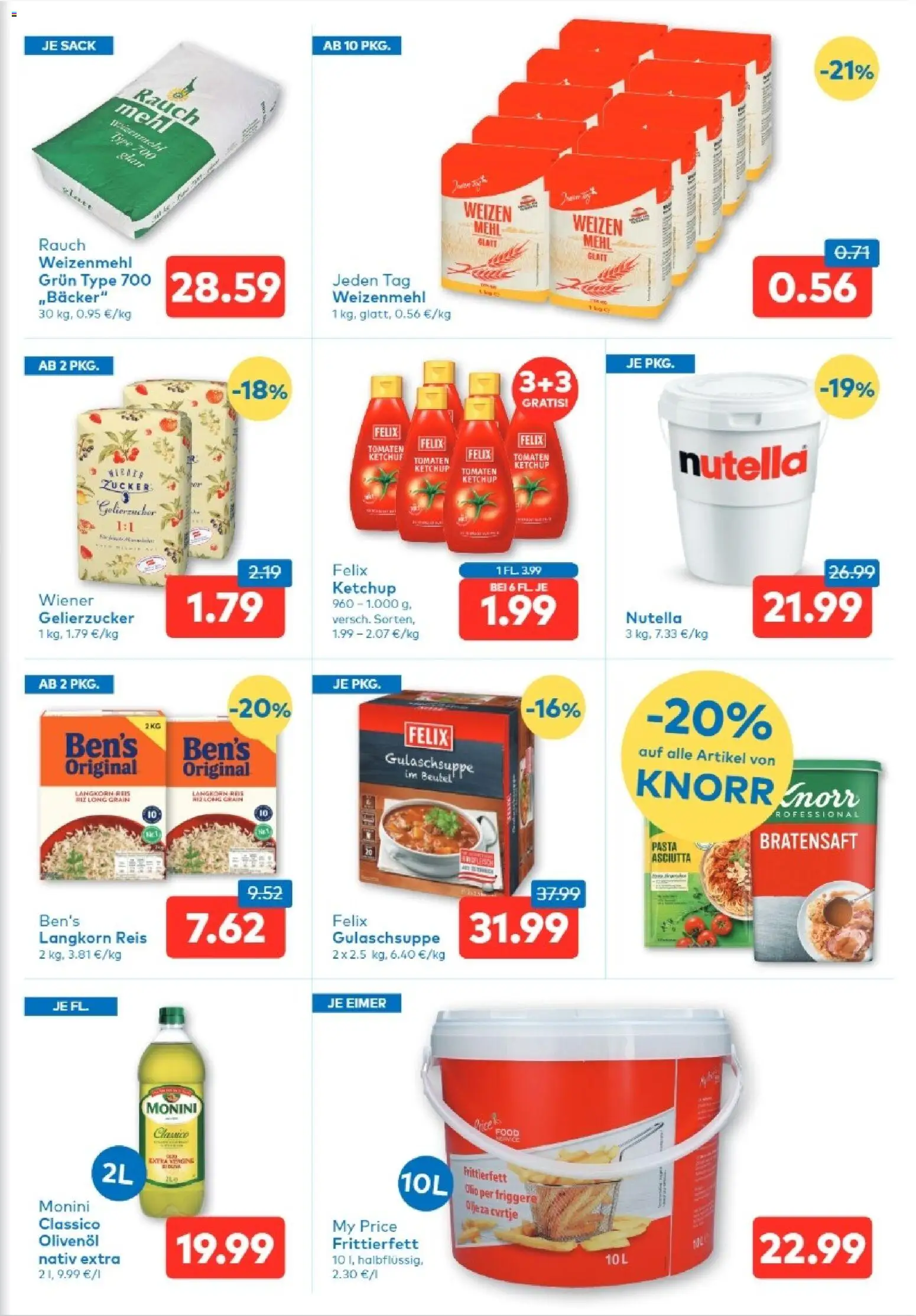 T&G Salzburg gültig ab 30.07.2026 | Seite: 5 | Produkte: Ketchup, Zucker, Tomaten, Reis