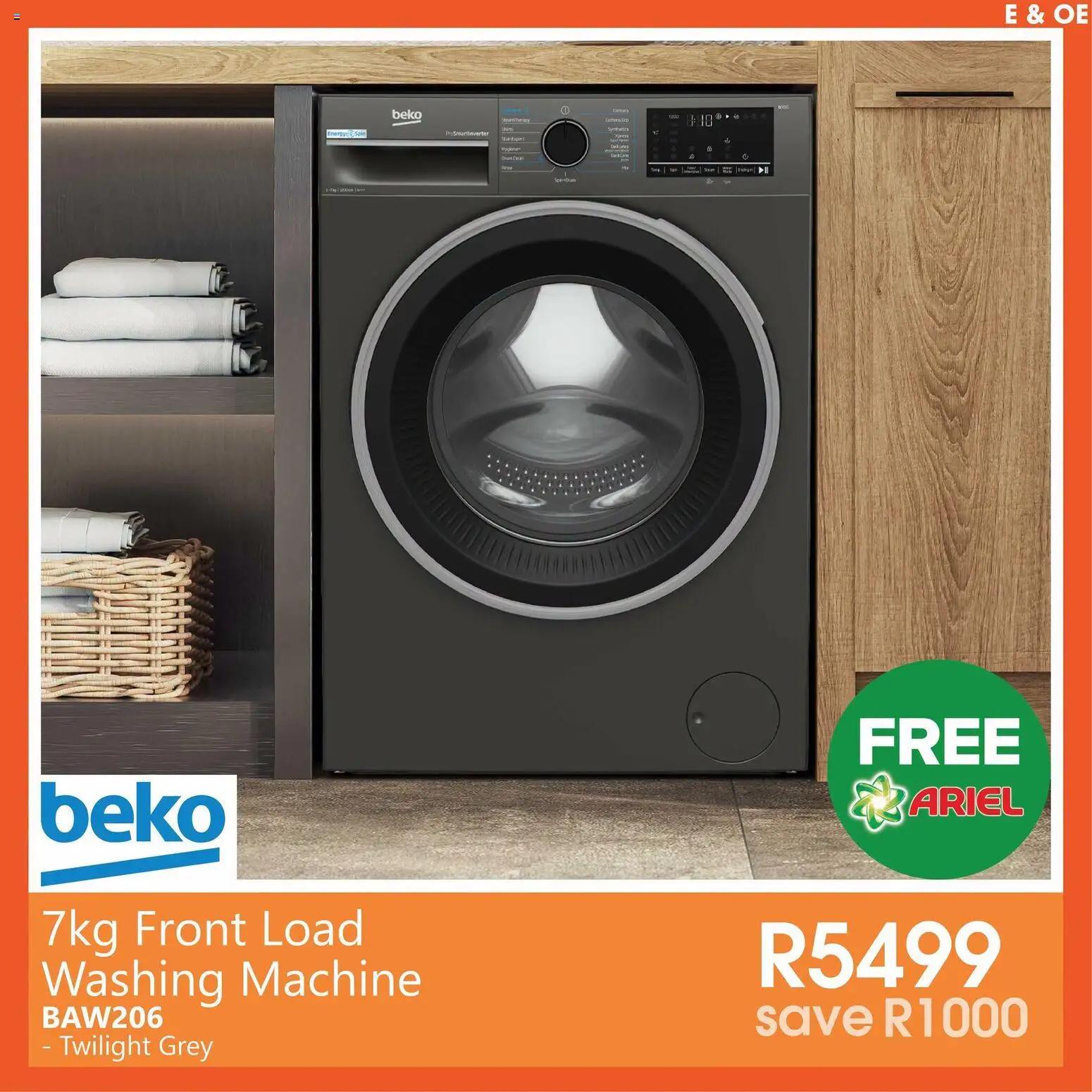 New Tafelberg Furnishers catalogue – valid from 26/08/2026 | Page: 11 | Products: Washing machine