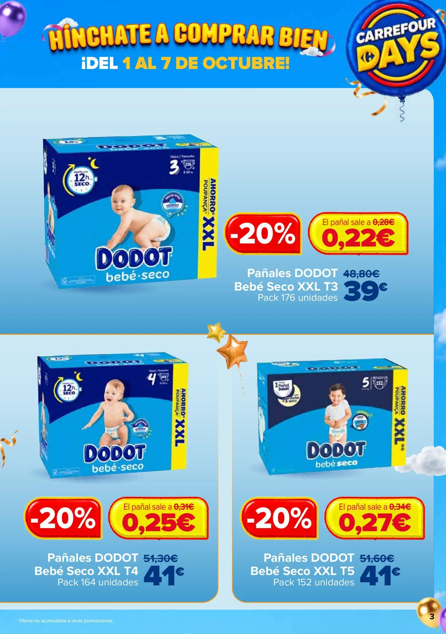 Carrefour Days │ válido desde el 01/10/2026 | Página: 3 | Productos: Pañales
