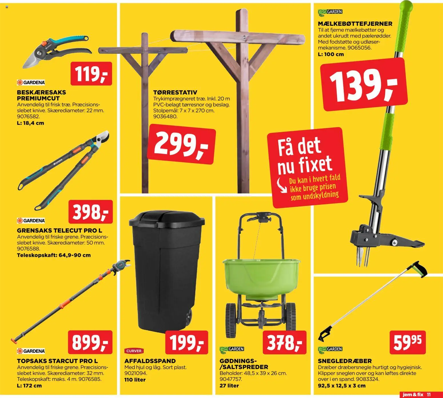Jem & fix tilbudsavis – gyldig fra 31.05.2026 | Side: 11 | Produkter: Søm