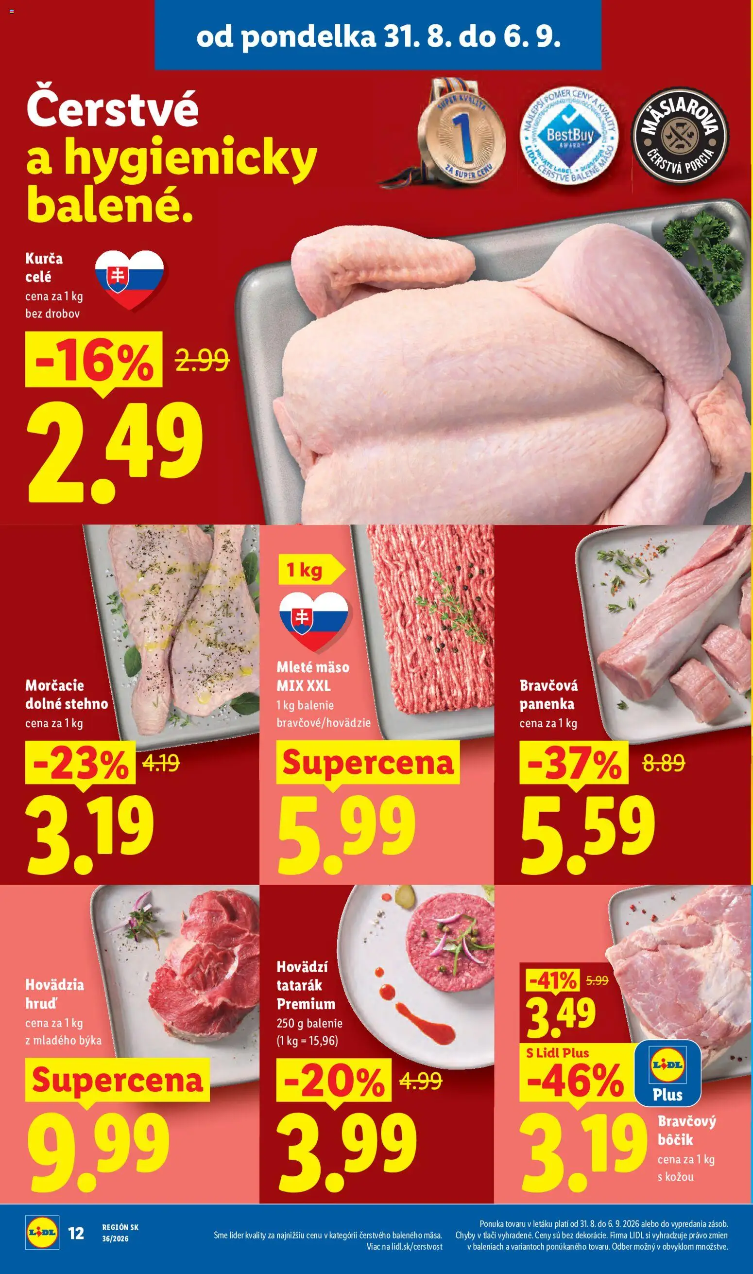 Nové Lidl akcie – leták je platný od 31.08.2026 | Strana: 12