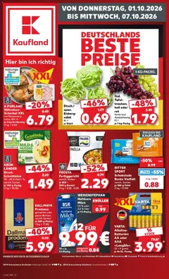 Kaufland Prospekt Braunschweig ab 01.10.2026 gültig