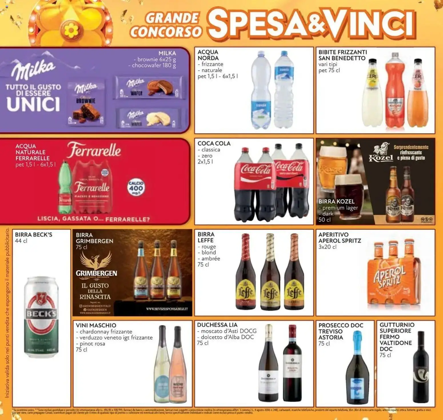 Anteprima volantino Conad dal 07/10/2026 prossima settimana | Pagina: 12 | Prodotti: Acqua, Acqua naturale, Bibite, Aperitivo