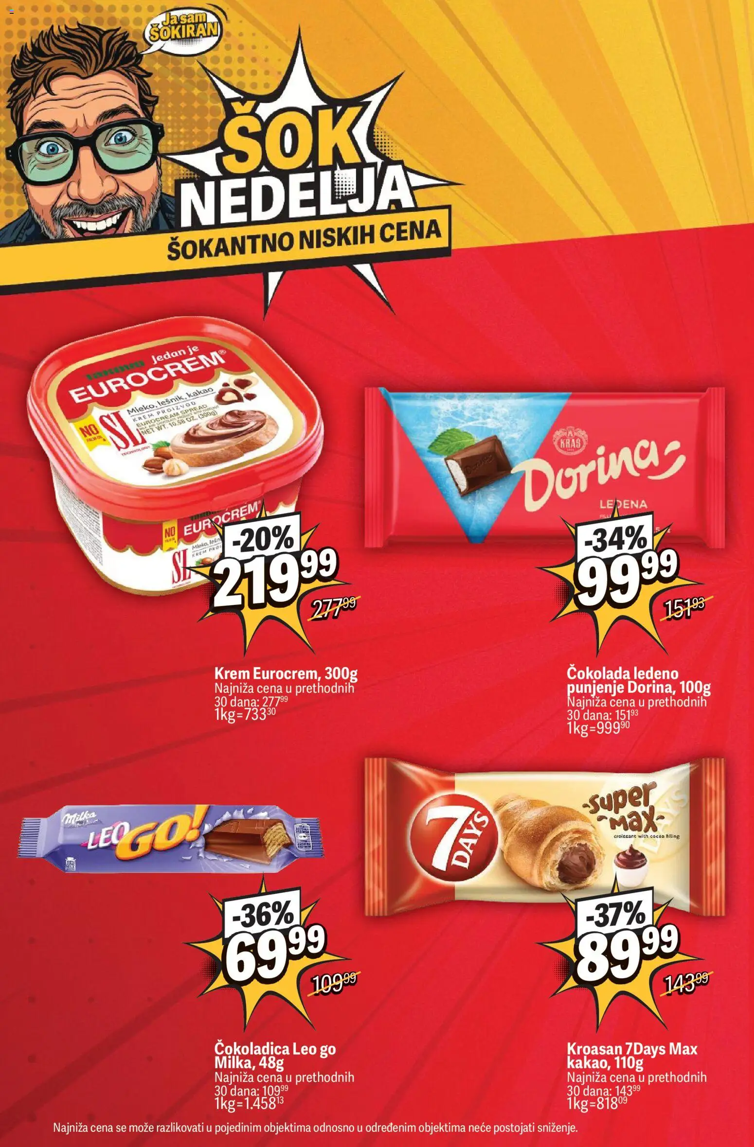 Maxi katalog - važi od 09.07.2026 | Strana: 10 | Proizvode: 7days, Kroasan, Eurocrem, Čokolada