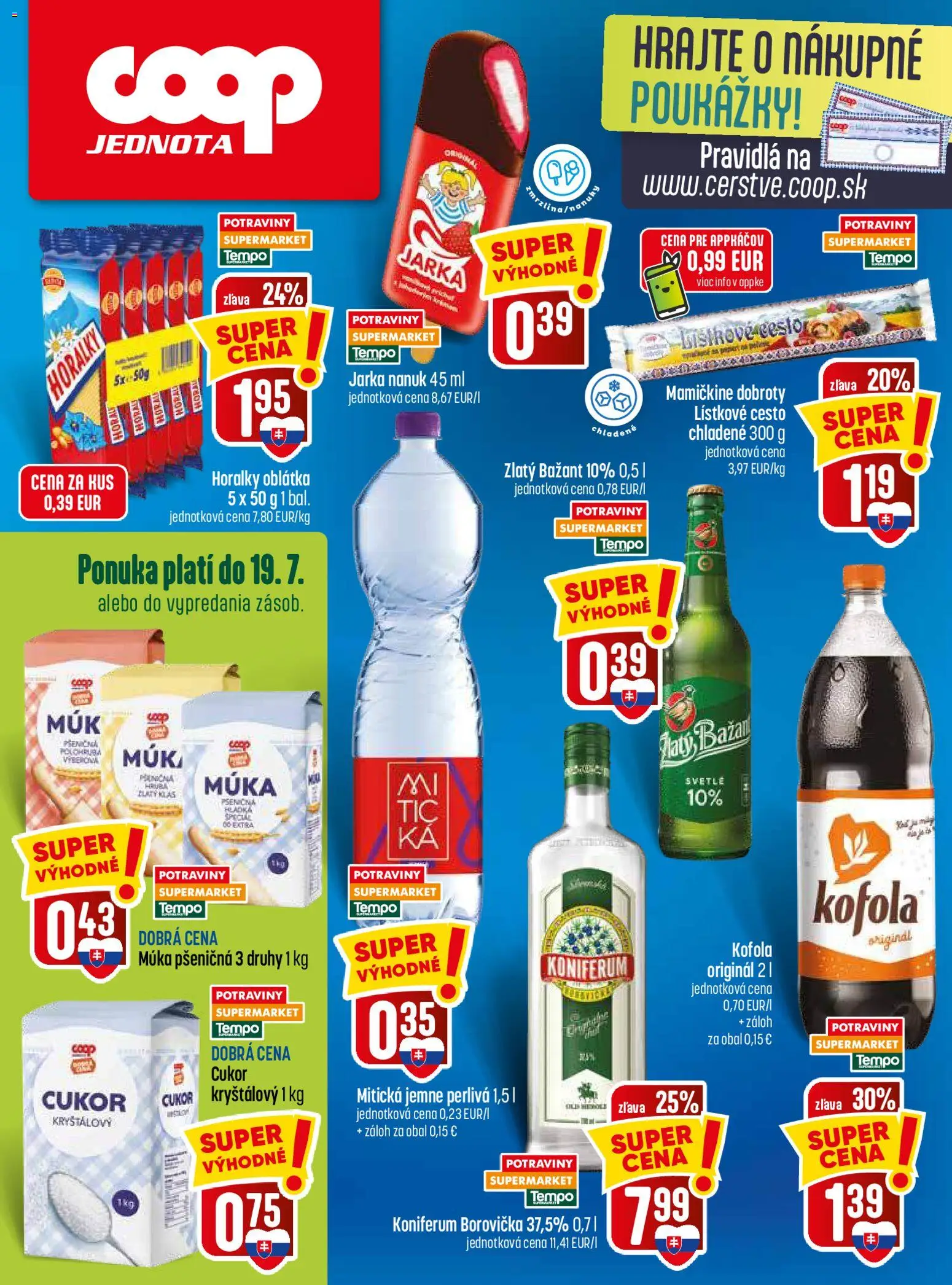 Nové COOP Jednota akcie – leták je platný od 16.07.2026 | Strana: 28