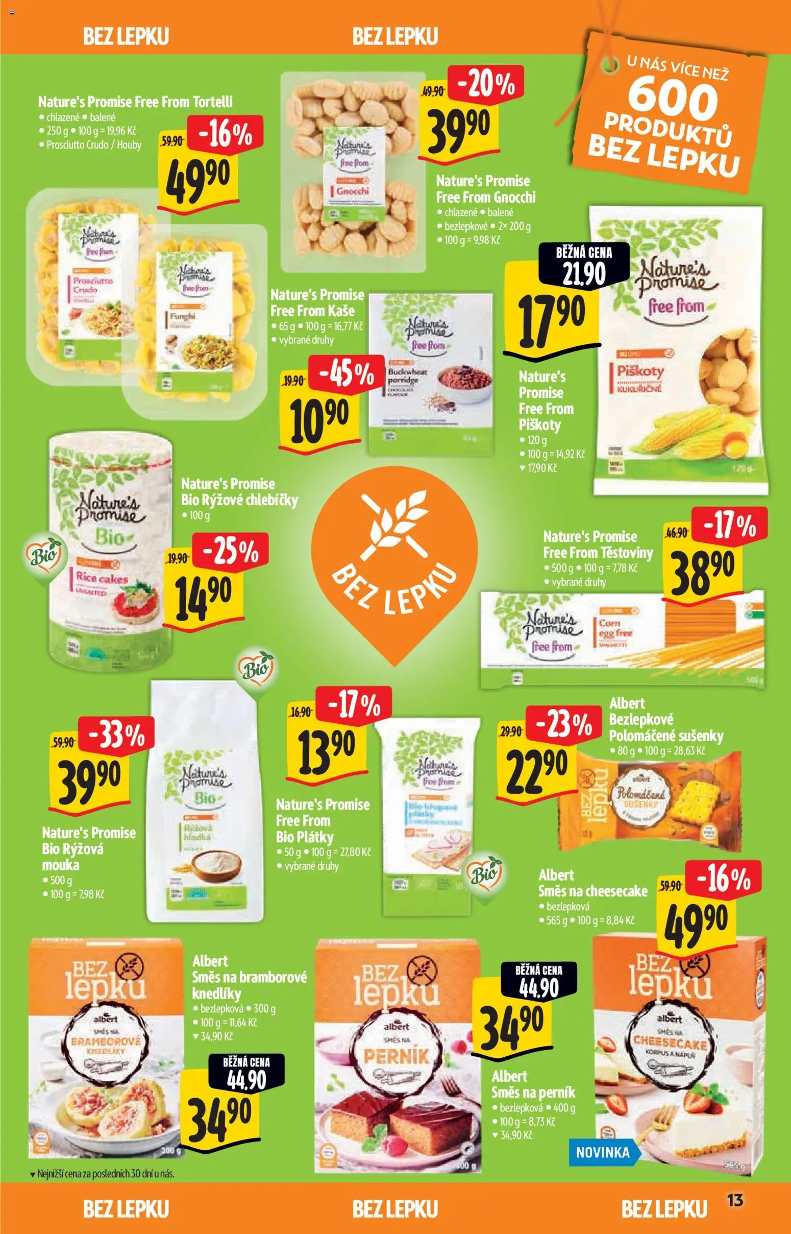 Albert katalog - Supermarket - Bio od 02.09.2026 | Strana: 13 | Produkty: Prosciutto, Těstoviny, Houby, Crudo