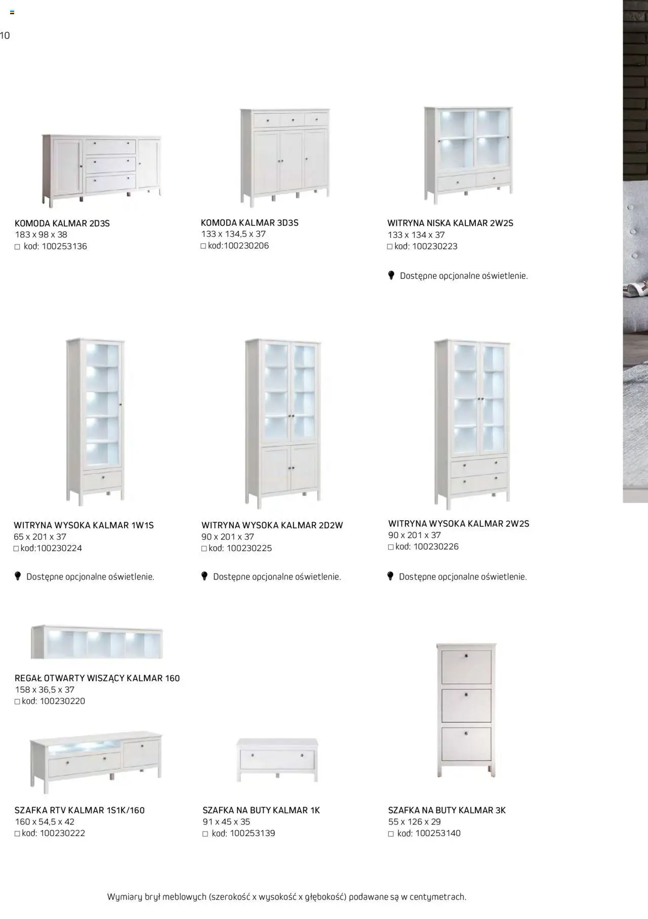 Komfort Gazetka - Katalog Meble od 01.09.2024 | Strona: 10 | Produkty: Komoda, szafka RTV, Witryna, Regał
