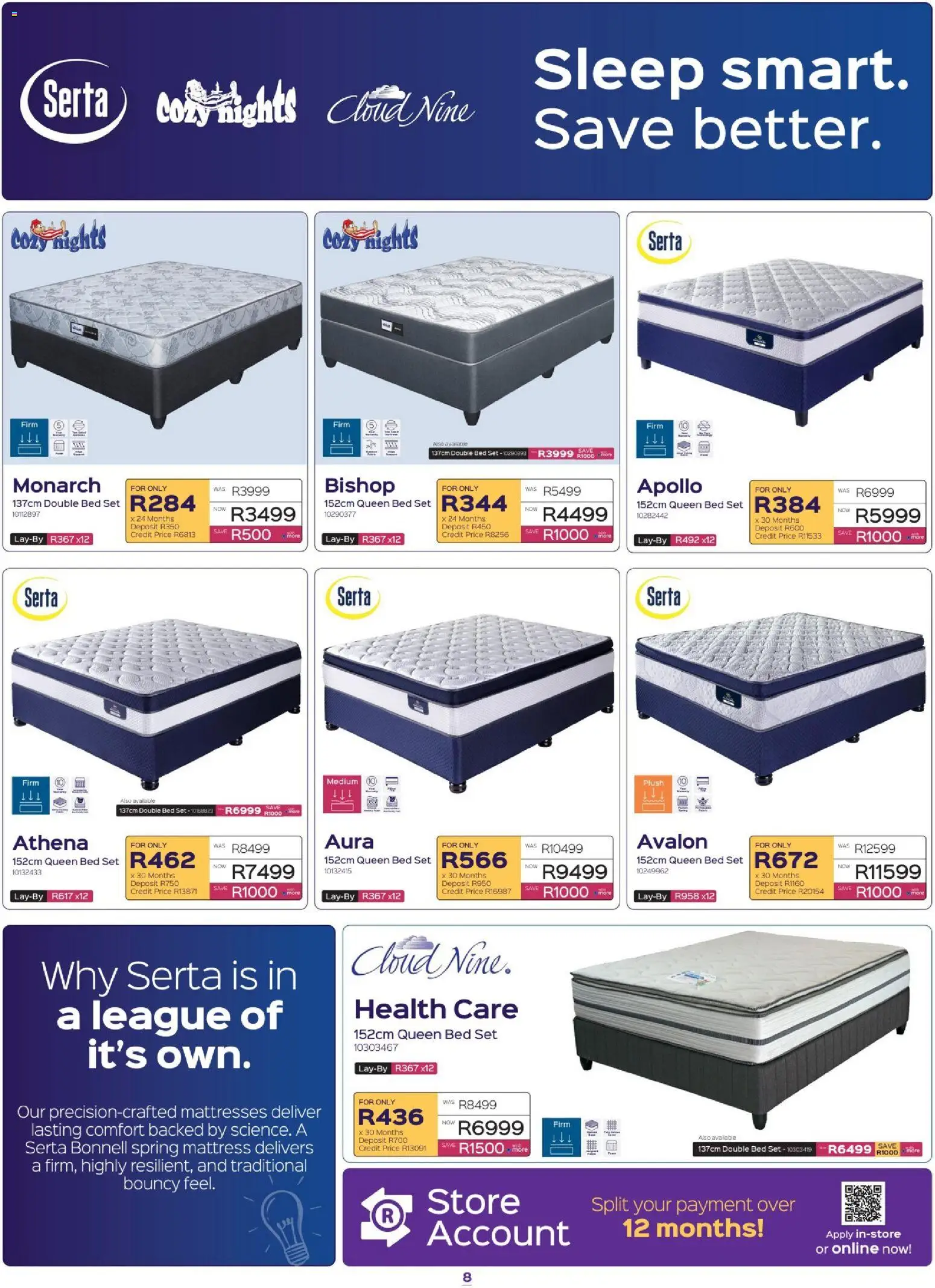 New Sleepmasters catalogue – valid from 20/08/2026 | Page: 8