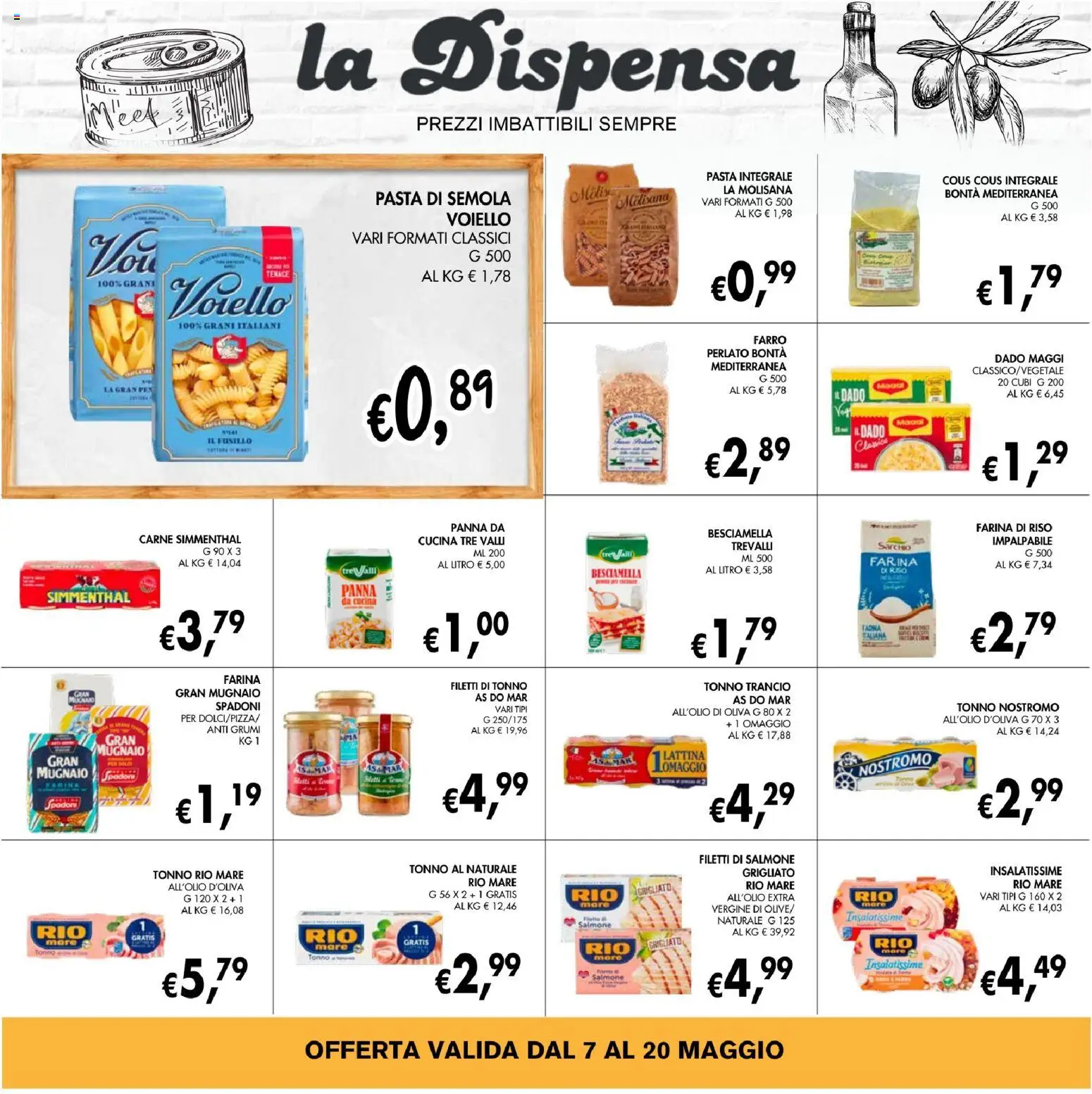 Volantino Coal del 07.05.2026 | Pagina: 15 | Prodotti: Pasta, Tonno, Tonno al naturale, Besciamella