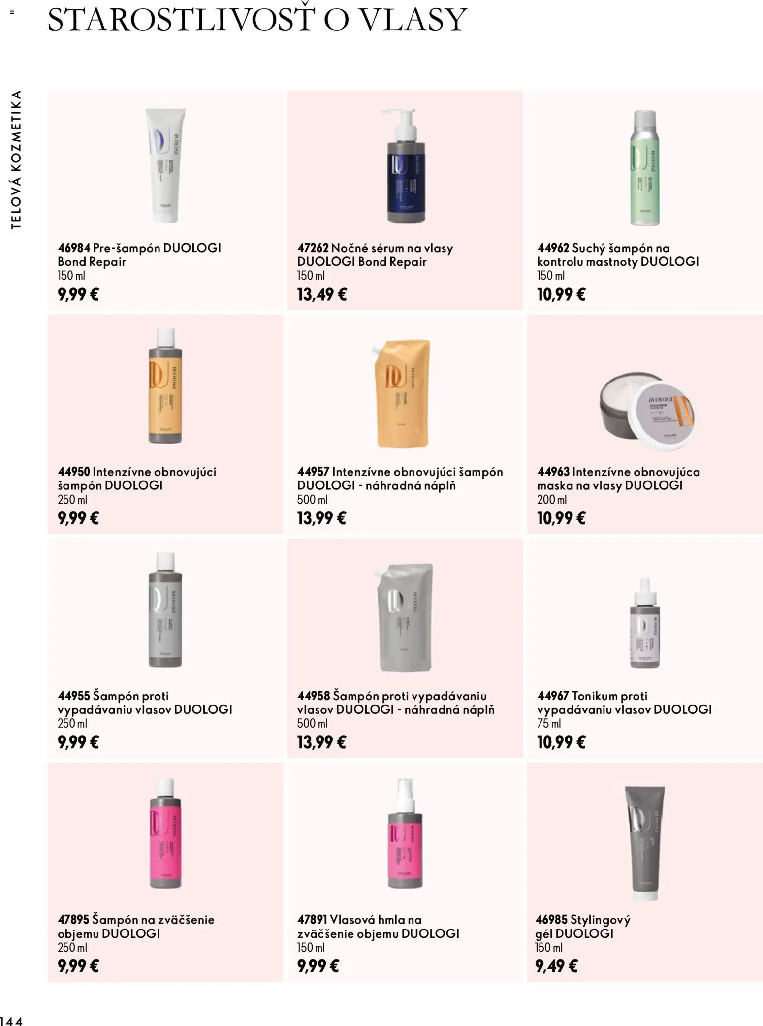 Nové Oriflame akcie – leták je platný od 30.09.2026 | Strana: 144 | Produkty: Šampón, Maska na vlasy, Maska