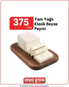 17 Eylül 2026 tarihinden itibaren geçerli olan Anpa Gross kataloğu önizlemesi
