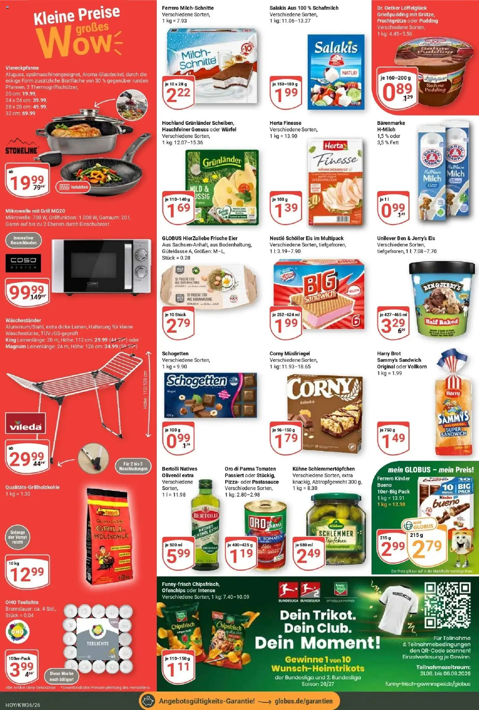 Globus Prospekt Hoyerswerda – gültig ab 31.08.2026 | Seite: 5 | Produkte: Tomaten, Ben & Jerry's, Sahne, Herta finesse