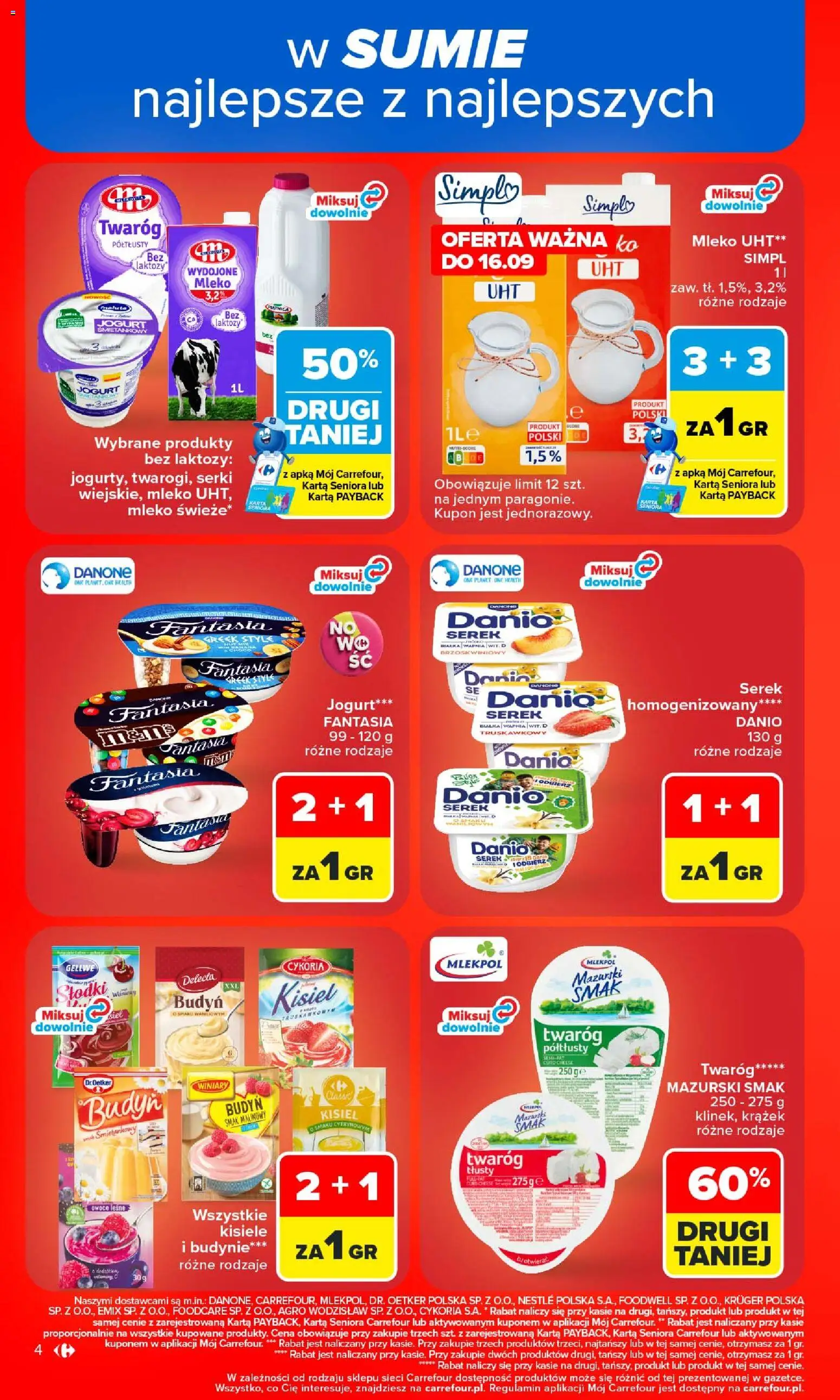 Carrefour gazetka od 14.09.2026 | Strona: 6 | Produkty: Karta, Cykoria, Owoce leśne, Owoce