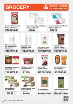 Preview of Booker Wholesale - Summer Catering News 2026 valid from 16.06.2026 | Page: 120 | Products: Sauce, Milk, Chocolate, Cream