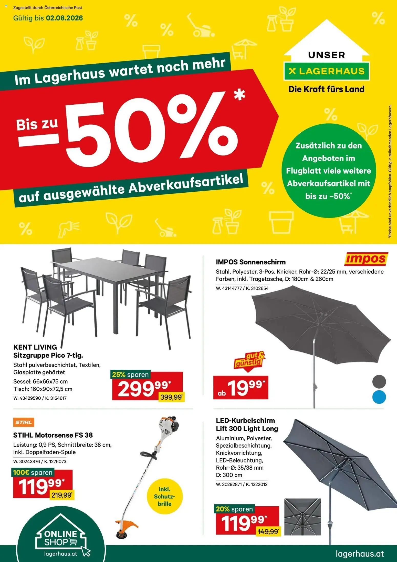 Lagerhaus Wochen Angebote (20.07.2026) catalogue cover