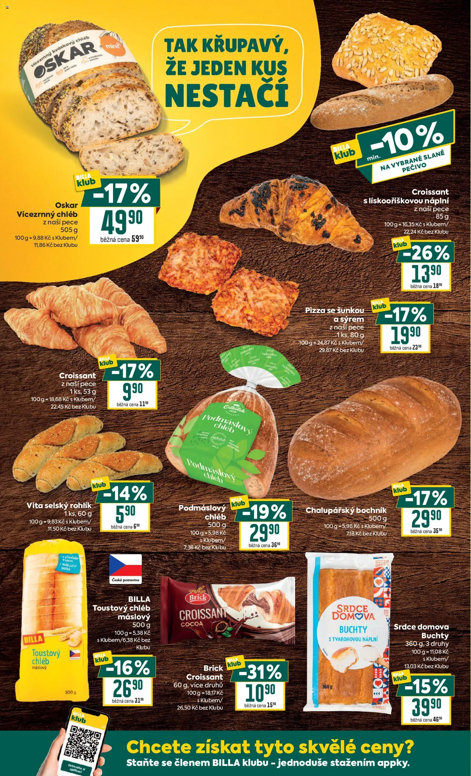 Billa Velký leták od 04.03.2026 | Strana: 10 | Produkty: Pizza, Rohlík, Pečivo, Toustový chléb