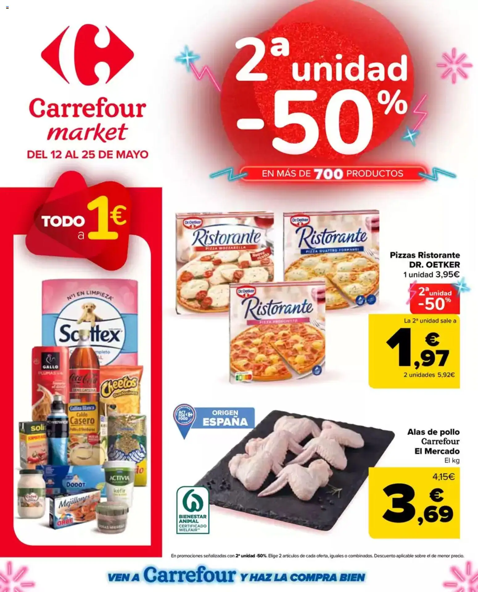 Carrefour Market folleto │ válido desde el 12.05.2026 | Página: 1 | Productos: Pizza