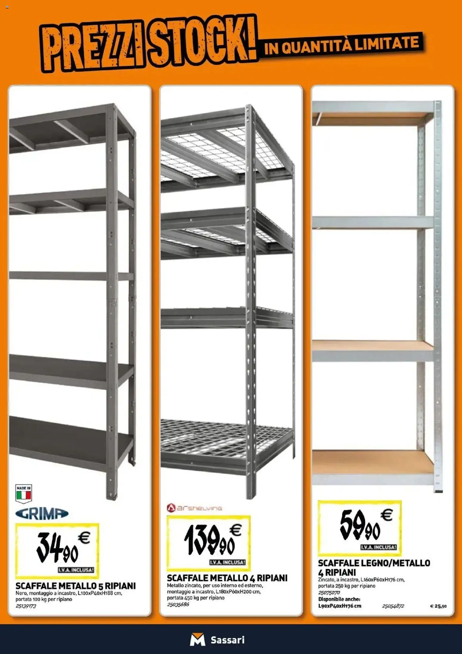 Volantino TECNOMAT del 29/10/2026 | Pagina: 17 | Prodotti: Ripiano, Scaffale