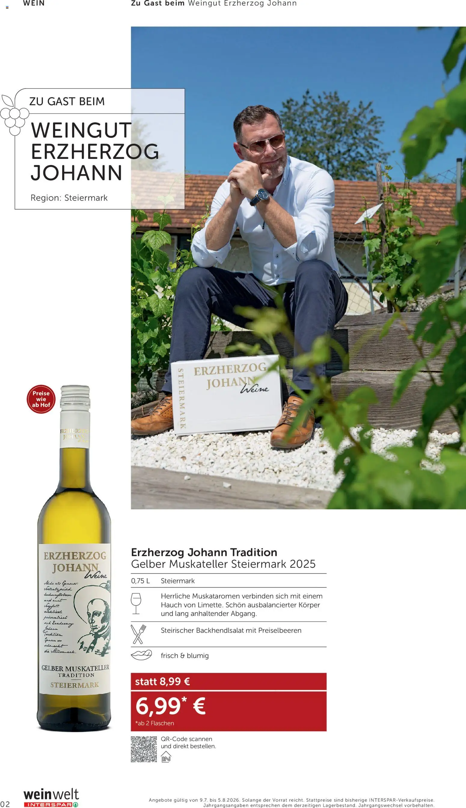 Interspar Wein Welt gültig ab 09.07.2026 | Seite: 2 | Produkte: Wein