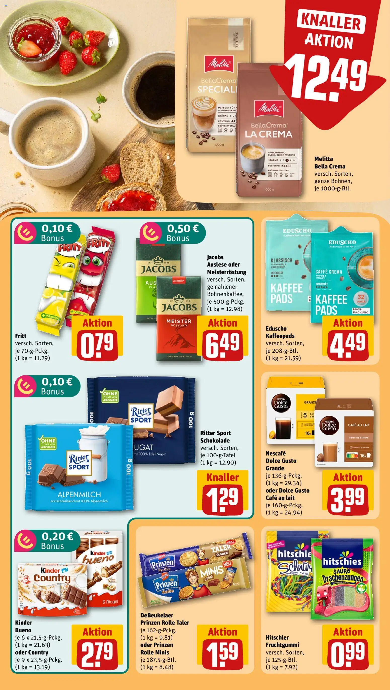 Rewe Prospekt – gültig ab 10.08.2026 | Seite: 13 | Produkte: Kaffeepads, Kaffee, Gemahlener Kaffee, Eduscho