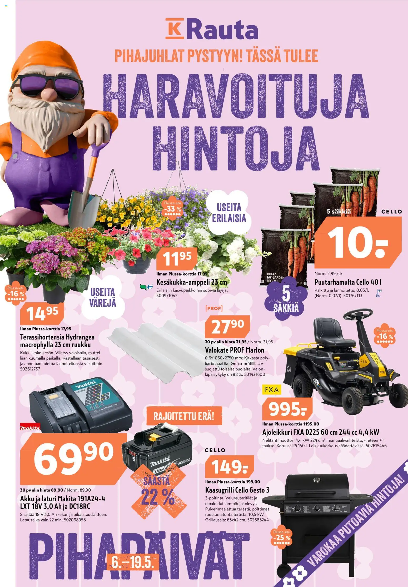 K-Rauta tarjoukset – voimassa 06.05.2026 alkaen | Sivu: 1