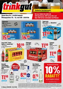 Trinkgut - trinkgut: Wochenangebote ab 28.06.2026 gültig