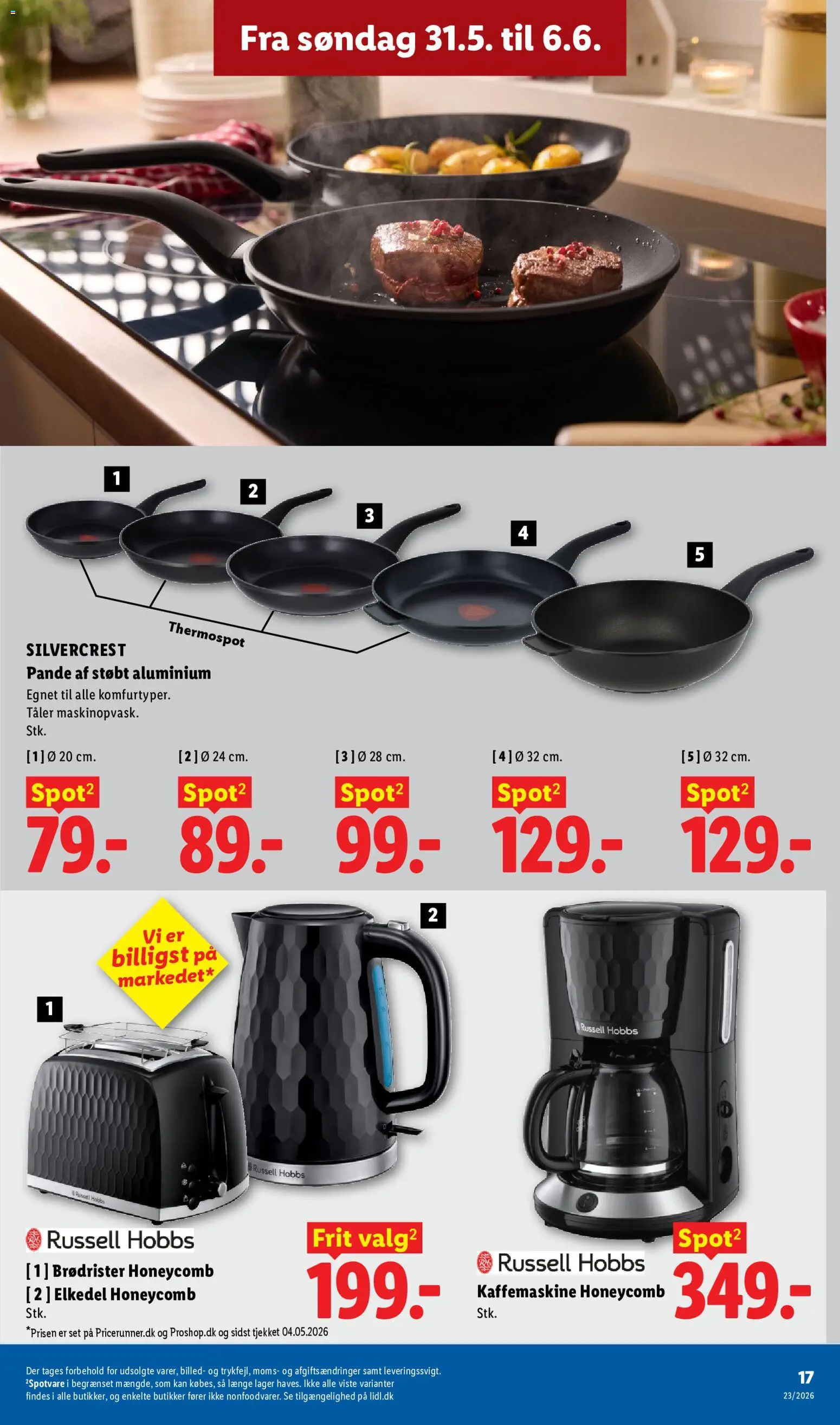 Lidl tilbudsavis – gyldig fra 31.05.2026 | Side: 22 | Produkter: Brødrister, Søm, Kaffemaskine