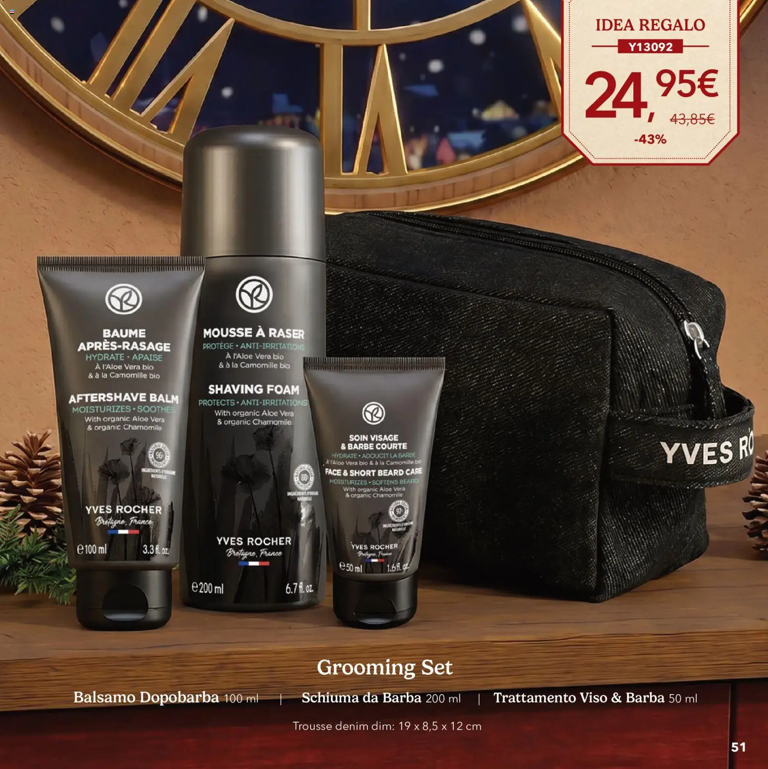 Volantino Yves Rocher del 20/10/2026 | Pagina: 51 | Prodotti: Balsamo, Schiuma, Schiuma da barba, Dopobarba