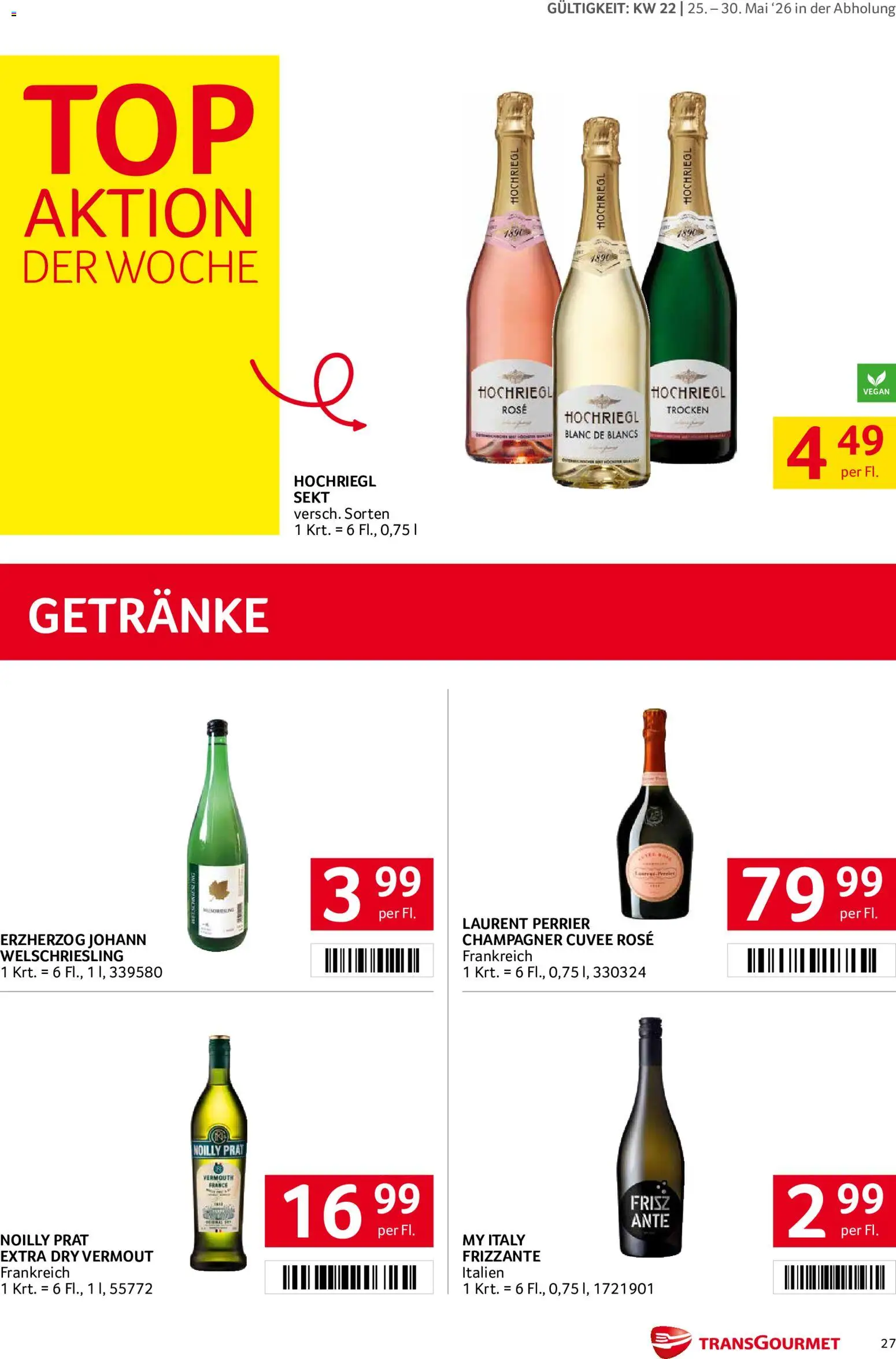 Transgourmet Flugblatt gültig ab 25.05.2026 | Seite: 26