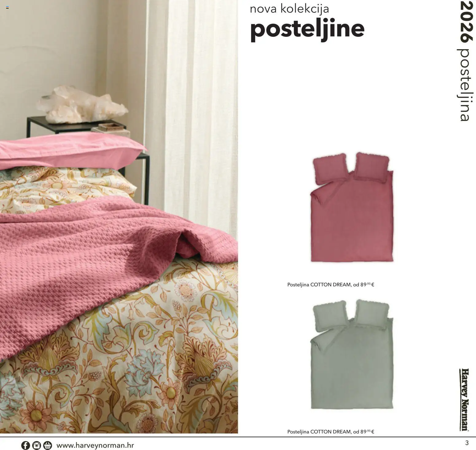 Harvey Norman katalog | vrijedi od 05.06.2026 | Stranica: 3 | Proizvodi: Posteljina
