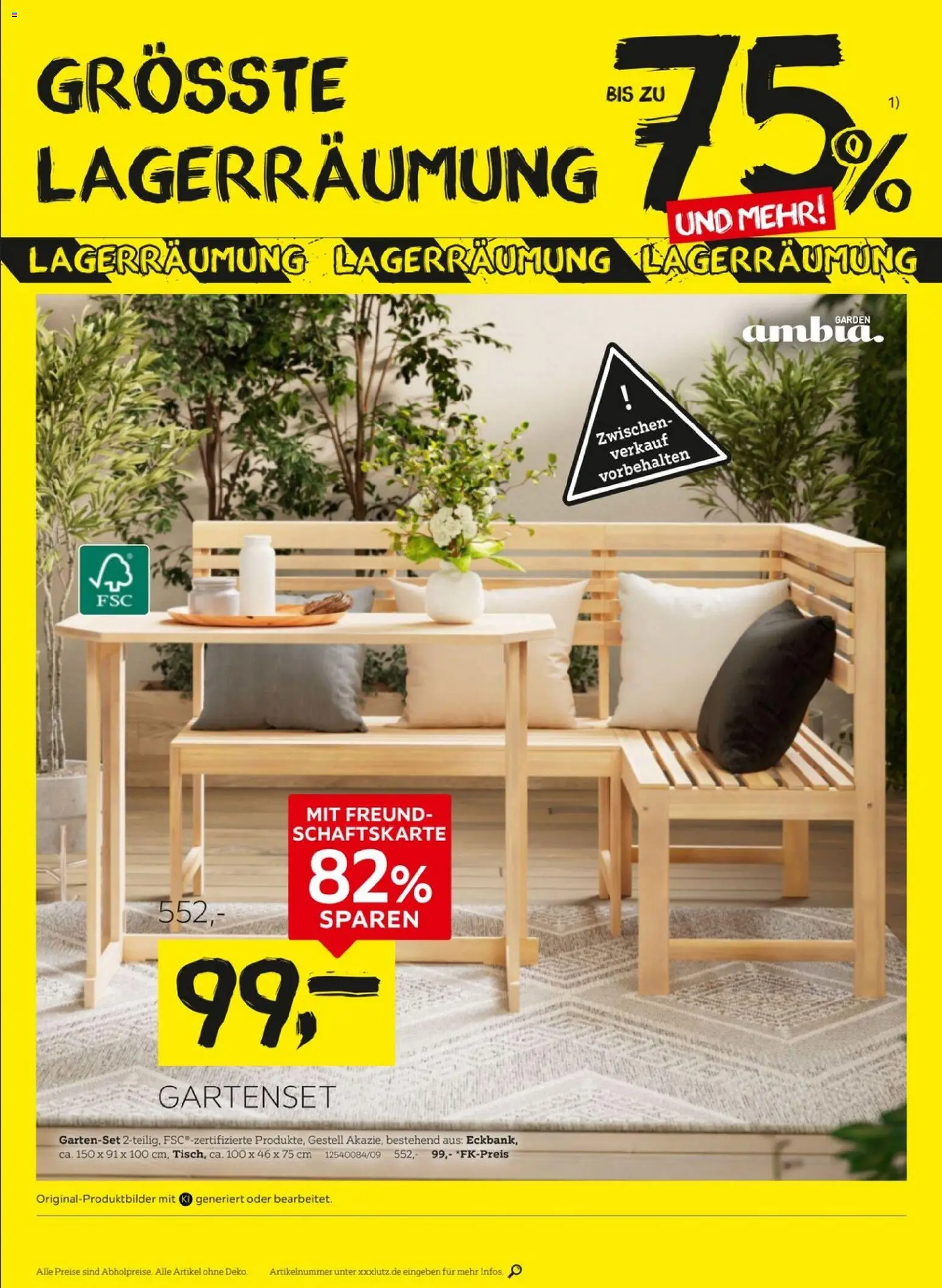XXXLutz Größte Lagerräumung – gültig ab 26.09.2026 | Seite: 2 | Produkte: Eckbank