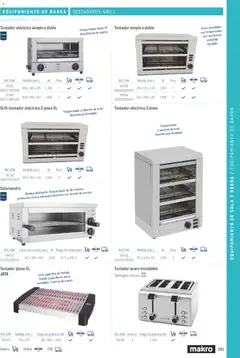 Vista previa Makro catálogo válido desde el 19/06/2024 | Página: 295 | Productos: Parrilla, Tostador, Bandeja
