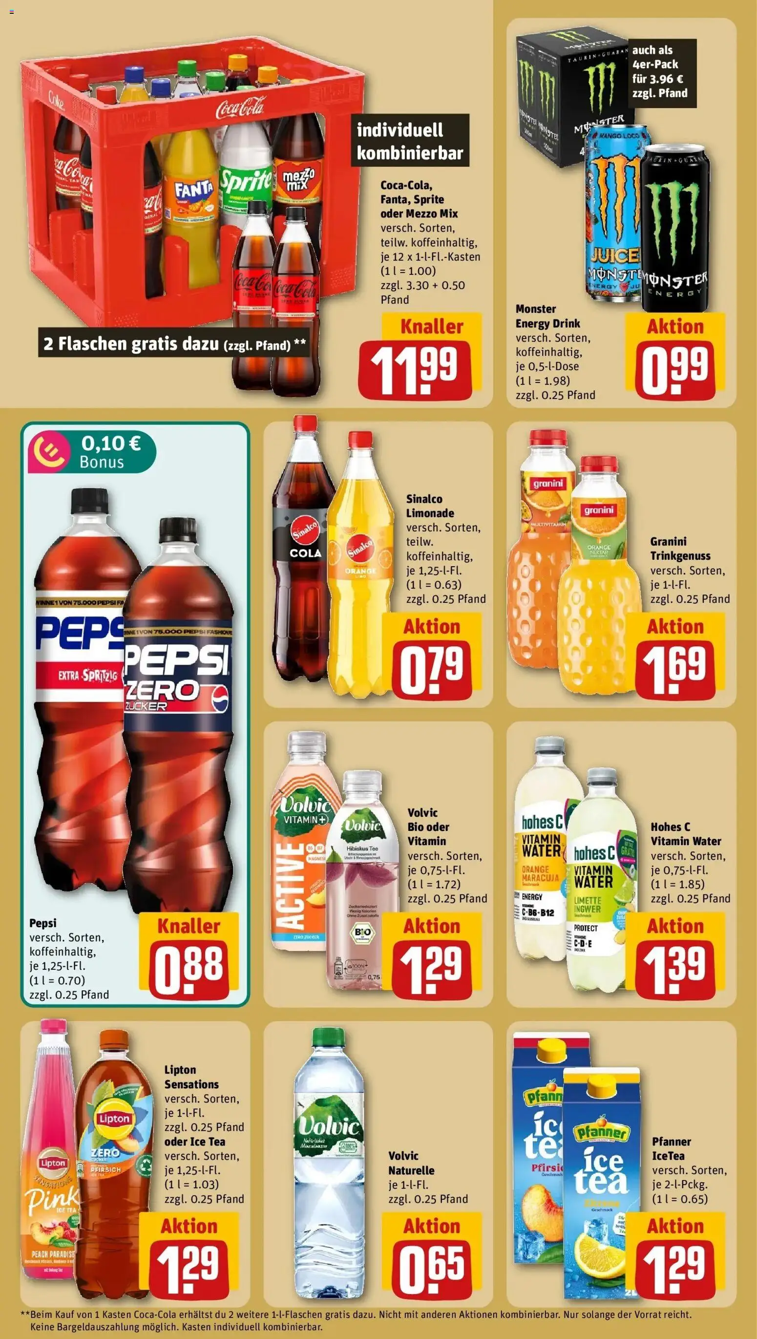 Rewe Prospekt Wadersloh – gültig ab 27.07.2026 | Seite: 18 | Produkte: Zucker, Mango, Oder mezzo mix, Tee