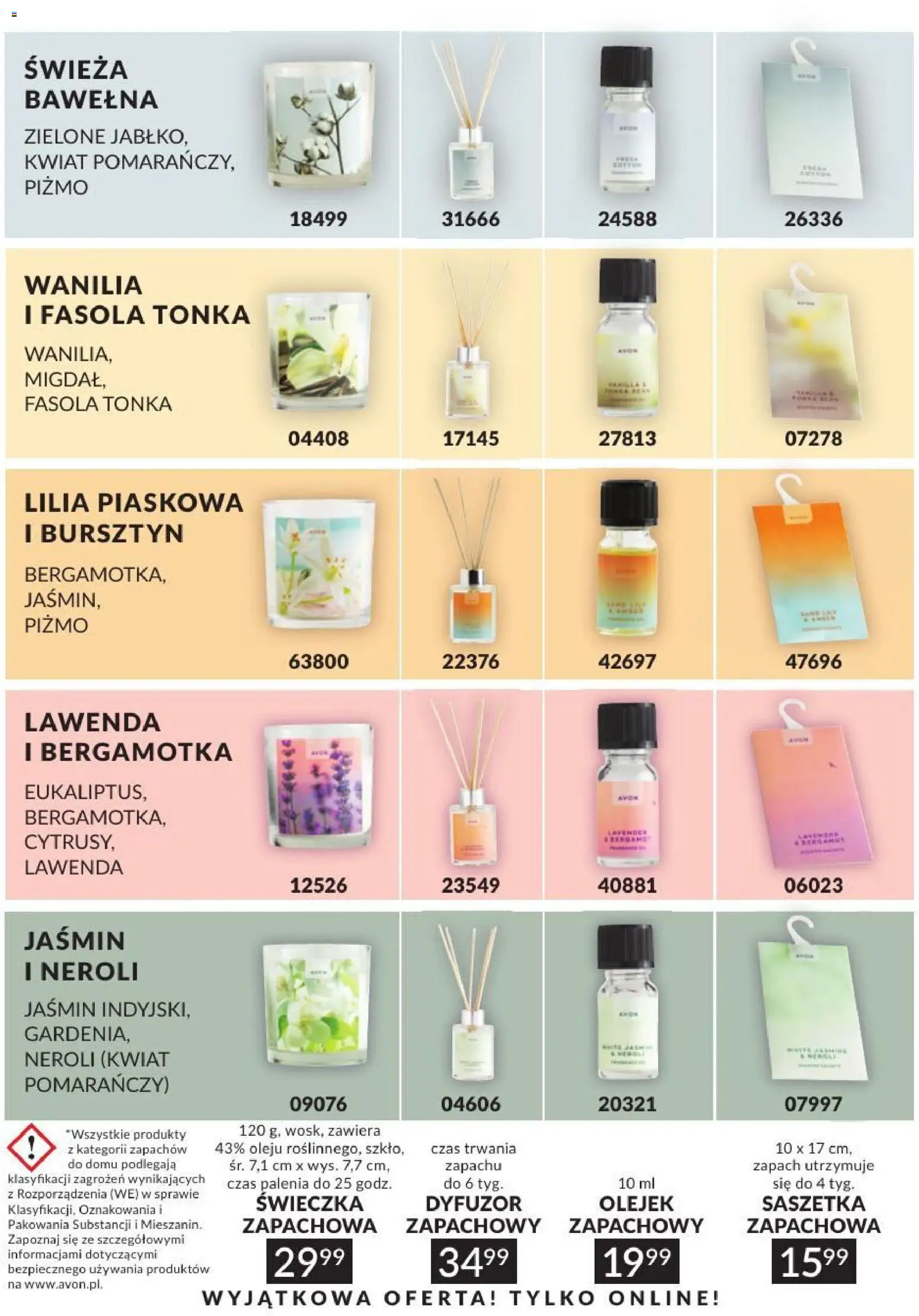 Avon Katalog 8 2026 od 01.08.2026 | Strona: 201 | Produkty: Zapach, Lotion, Wanilia, Lawenda