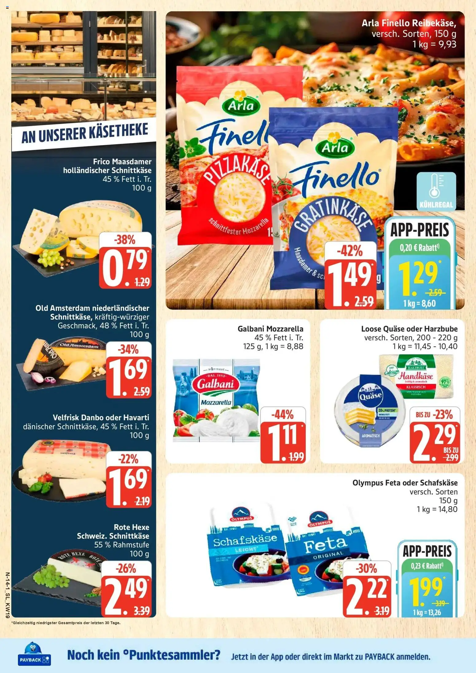 Marktkauf Prospekt Schleswig	 – gültig ab 04.05.2026 | Seite: 16 | Produkte: Feta, Mozzarella, Schafskase