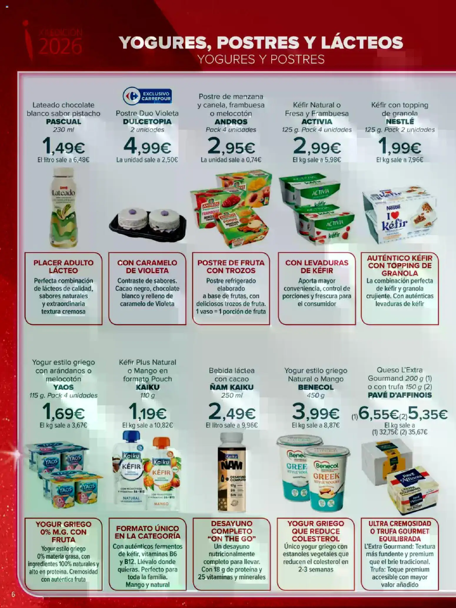 Carrefour Innovación │ válido desde el 05.05.2026 | Página: 6 | Productos: Κρεμάστρα, Yogur, Manzana, Ρούτερ