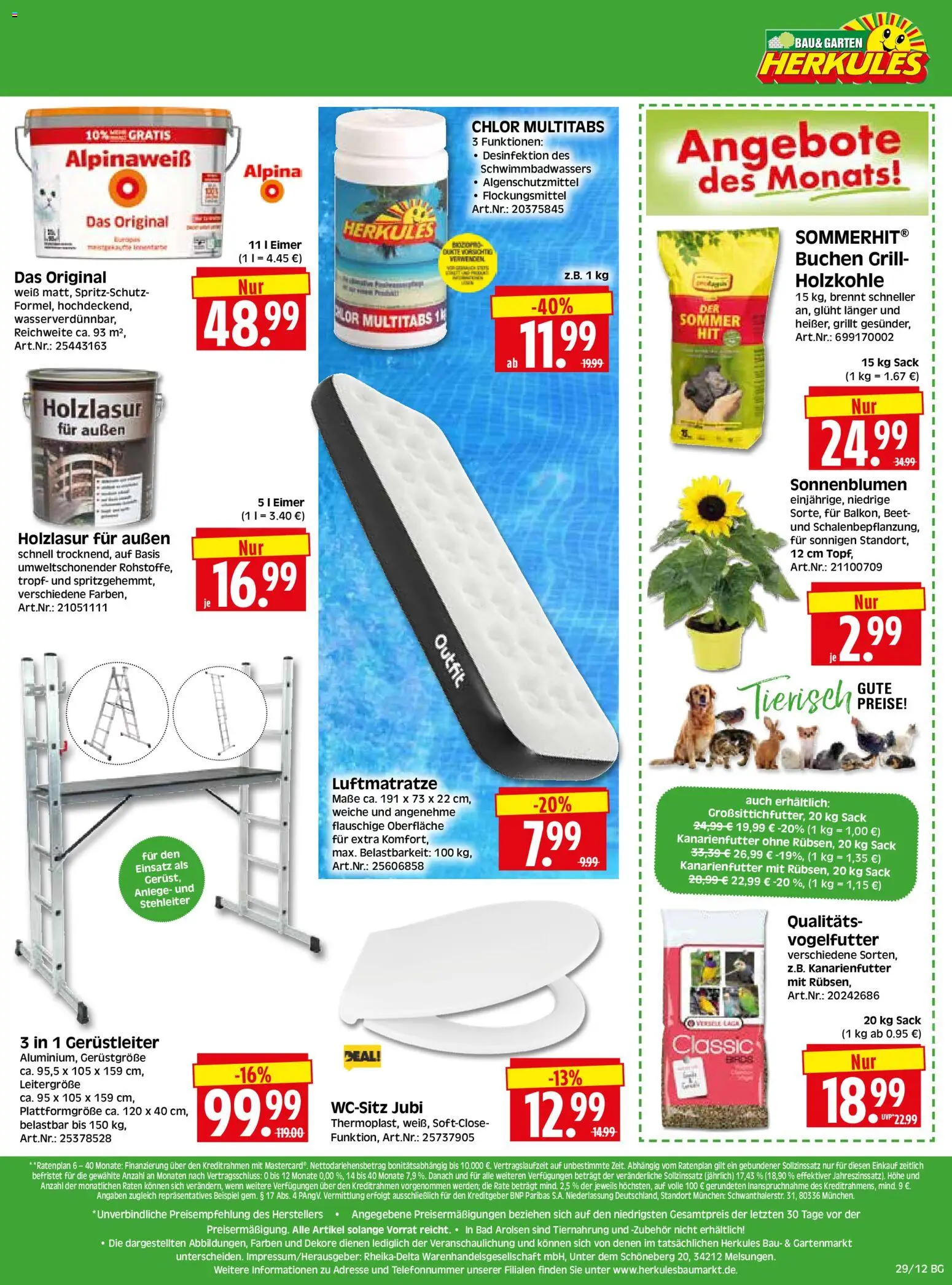 HERKULES Bau & Garten – gültig ab 13.07.2026 | Seite: 12