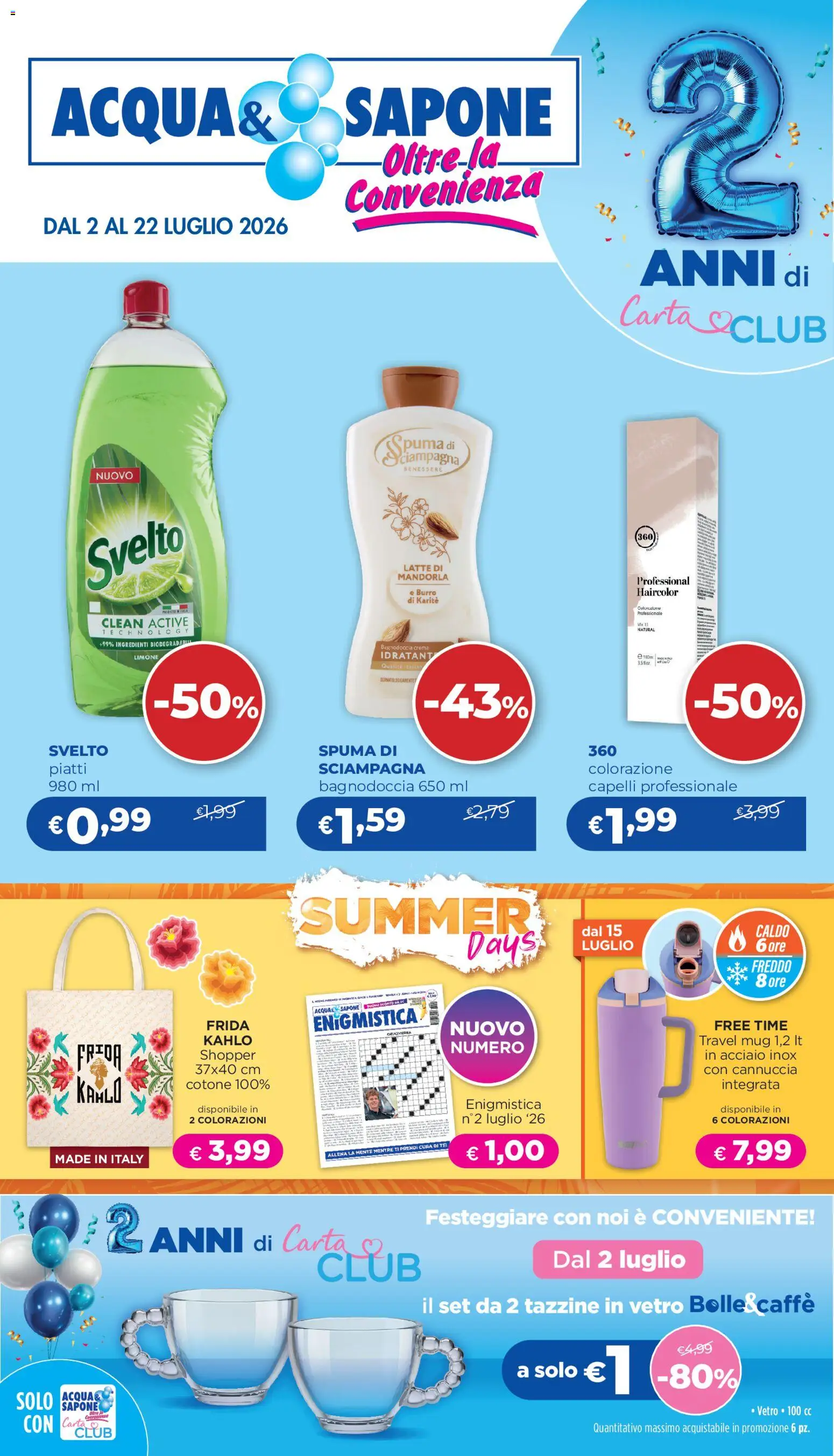 Acqua e Sapone volantino 09/2026 dal 02/07/2026 anteprima > nuovo offerte!⏳ catalogue cover