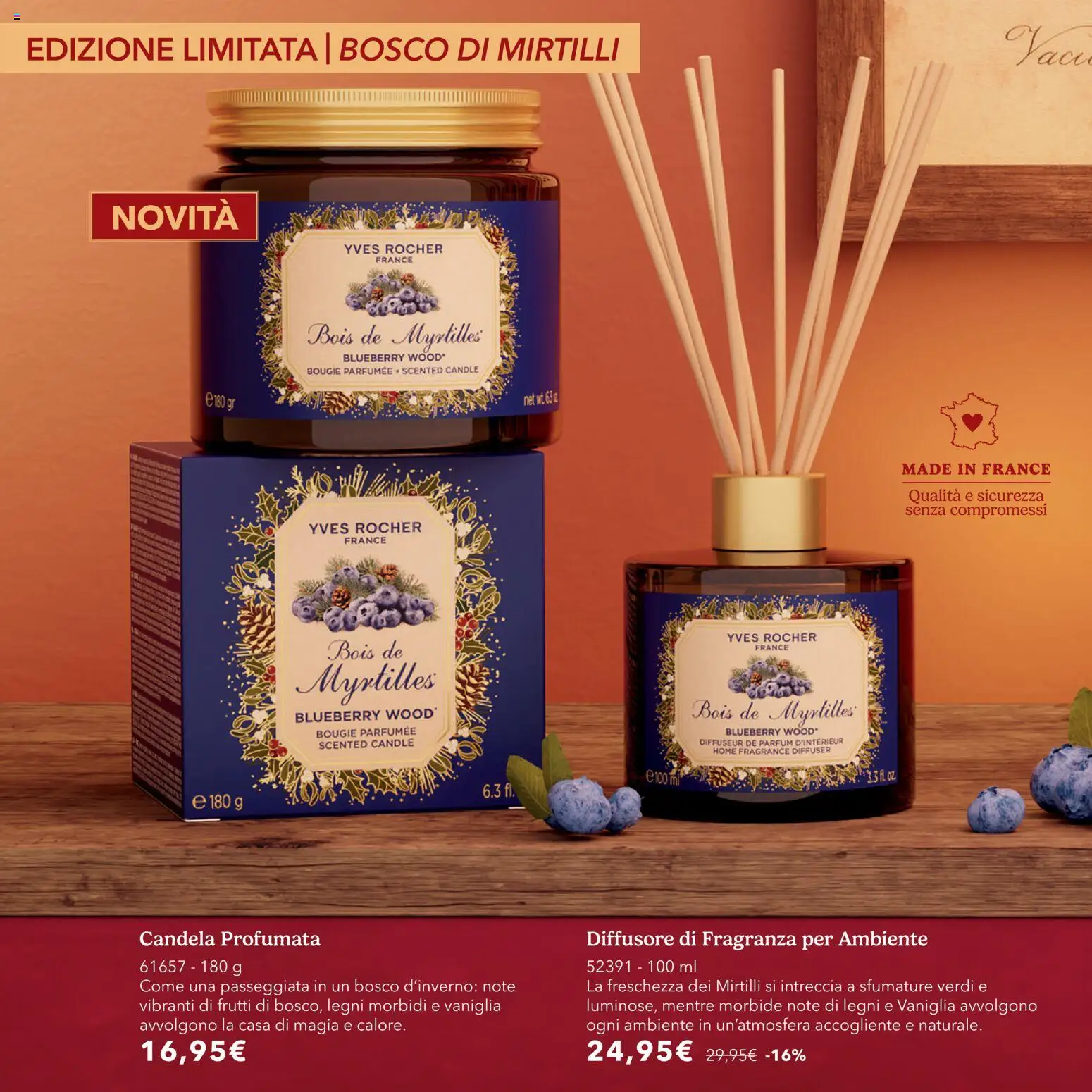Volantino Yves Rocher del 20/10/2026 | Pagina: 12 | Prodotti: Vaniglia, Mirtilli, Candela, Fragranza