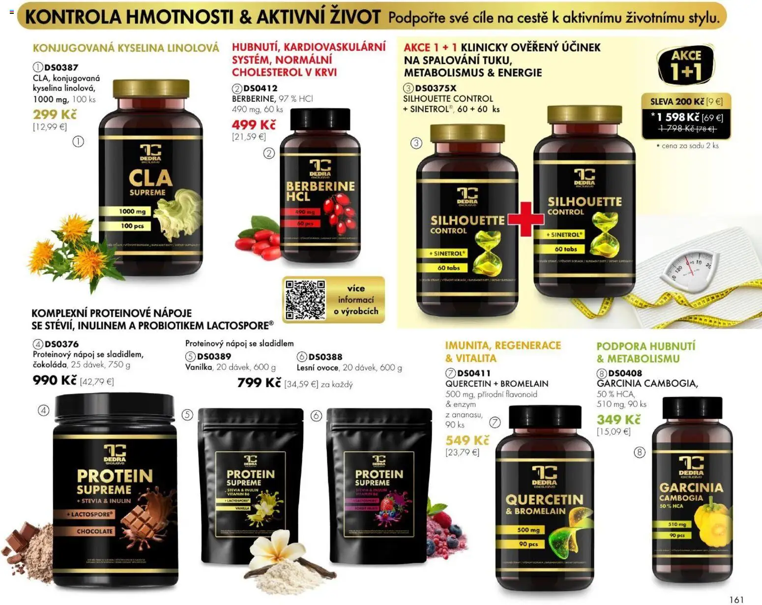 Nové Dedra akcie – leták je platný od 23.10.2026 | Strana: 61 | Produkty: Nápoje, Protein, Proteínový nápoj
