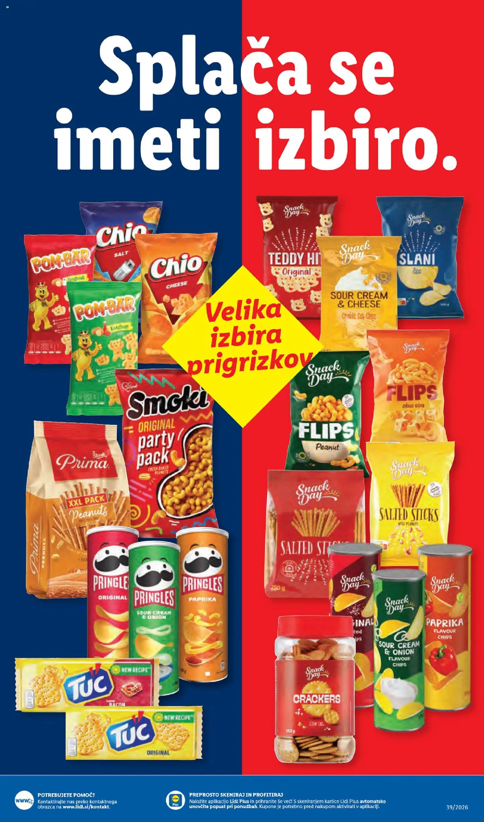 Novi Lidl katalog ponudbe – veljaven od 24.09.2026 | Stran: 13 | Izdelki: Paprika, Flips, Sal