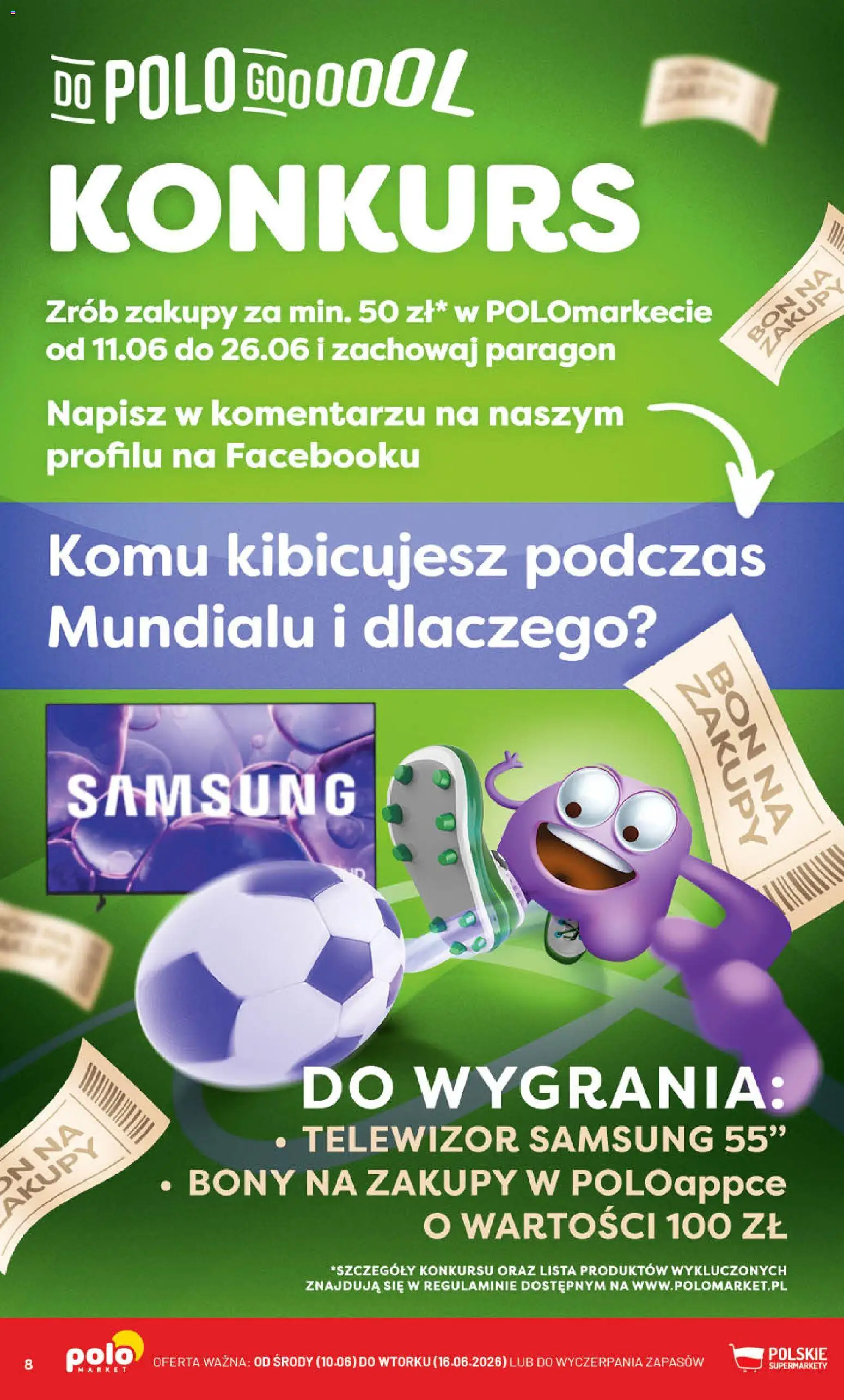 POLOmarket gazetka od 10.06.2026 | Strona: 8 | Produkty: Telewizor