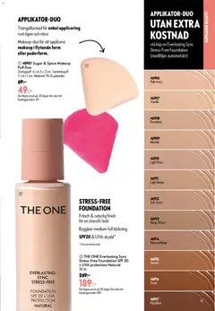 Oriflame erbjudanden 11/26 - Förhandsvisning av reklamblad från butik Oriflame aktuell från 05/08/2026 | Sida: 15 | Produkter: Puff, Foundation
