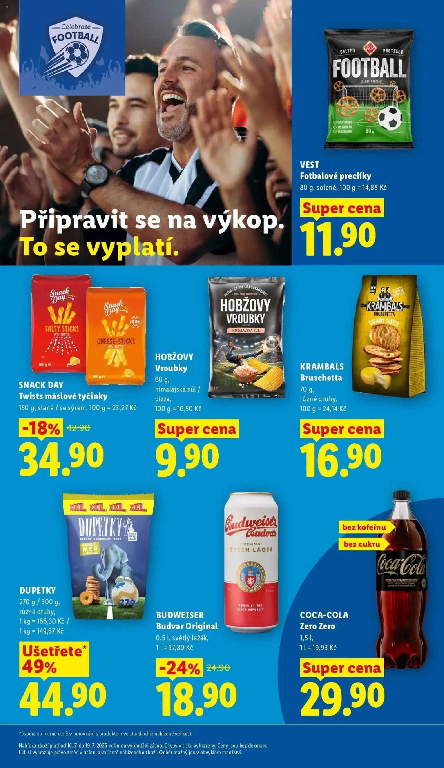 Lidl aktuální leták od 16.07.2026 | Strana: 31 | Produkty: Tyčinky, Bruschetta, Chipsy, Sůl