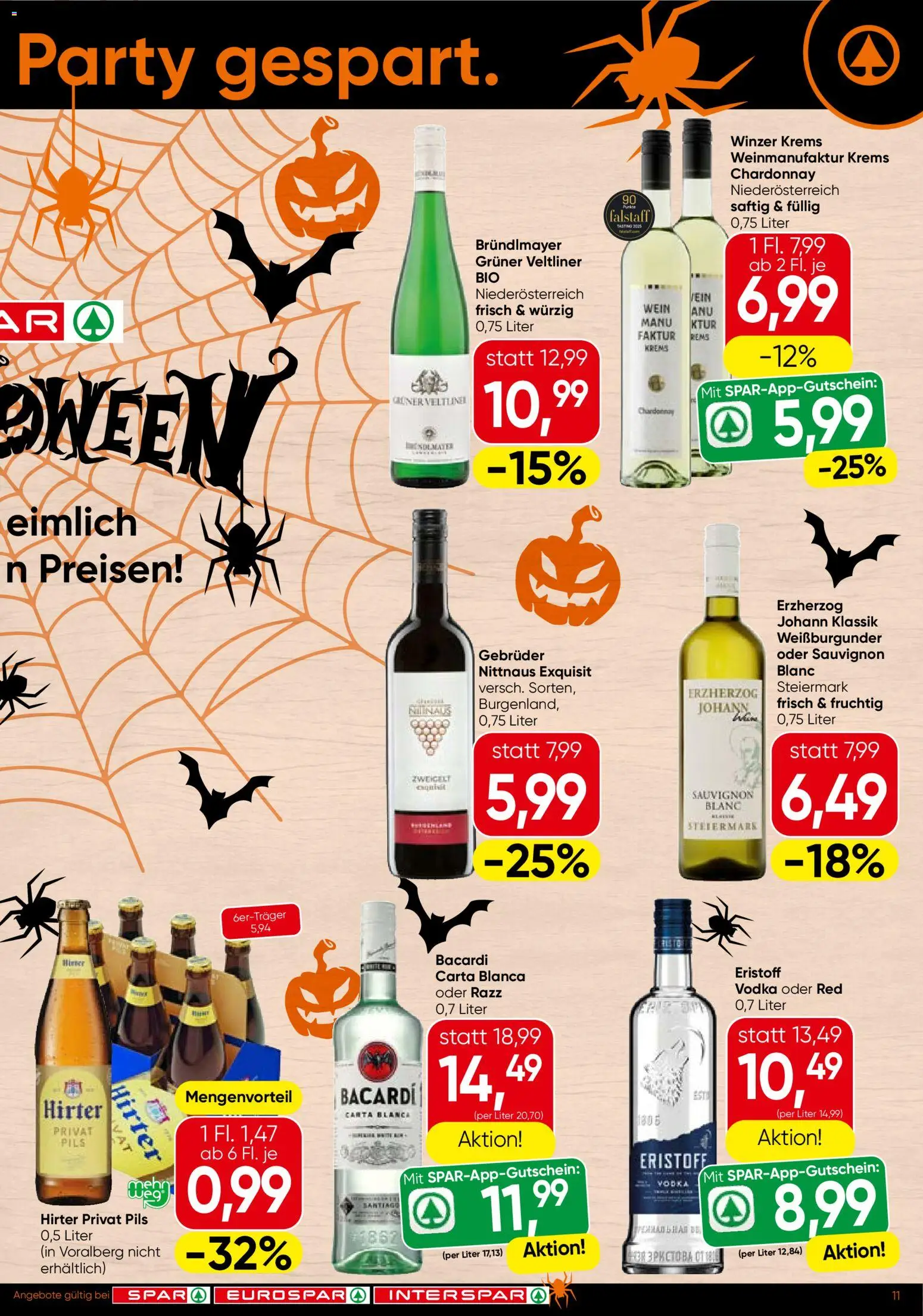 Spar Flugblatt gültig ab 22.10.2026 | Seite: 11