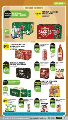 Pré-visualização Pingo Doce folheto válido de 15/09/2026 | Página: 27 | Produtos: Sidra, Super bock, Maça, Cerveja